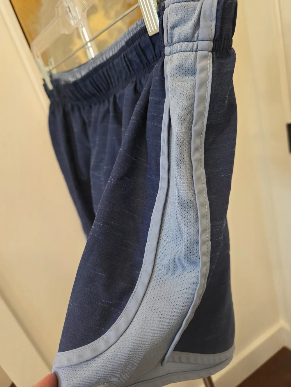 Nike Dri-FIT Light Blue Shorts 2X - Picture 3 of 4